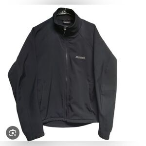 Marmot Windstopper Softshell Tech Jacket Lightweight Mens Medium Black